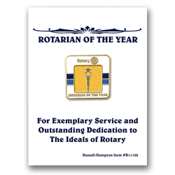 Rotary Rotarian of the Year Lapel Pin